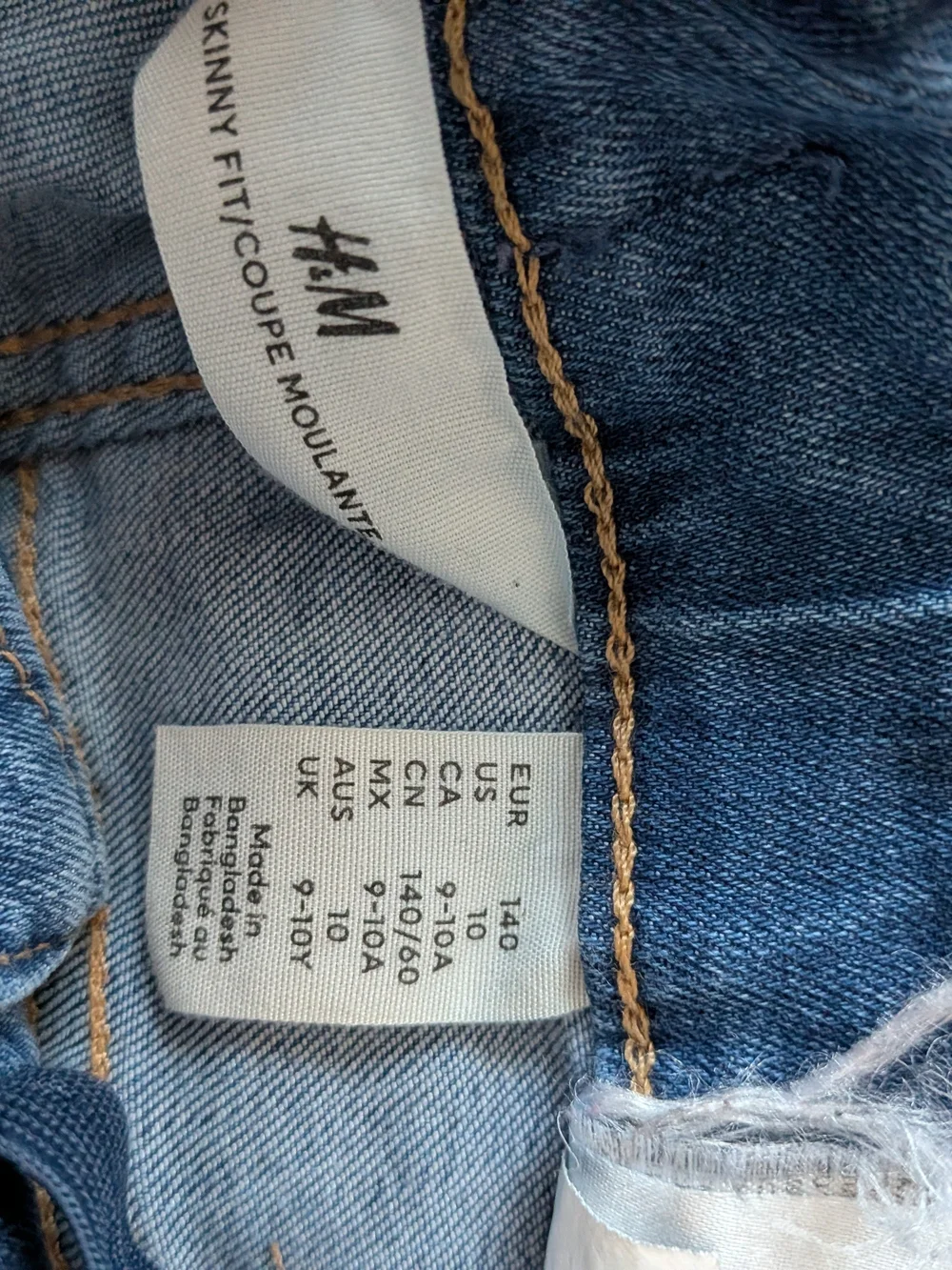 H&M Girl's Skinny Jeans - Blue Wash